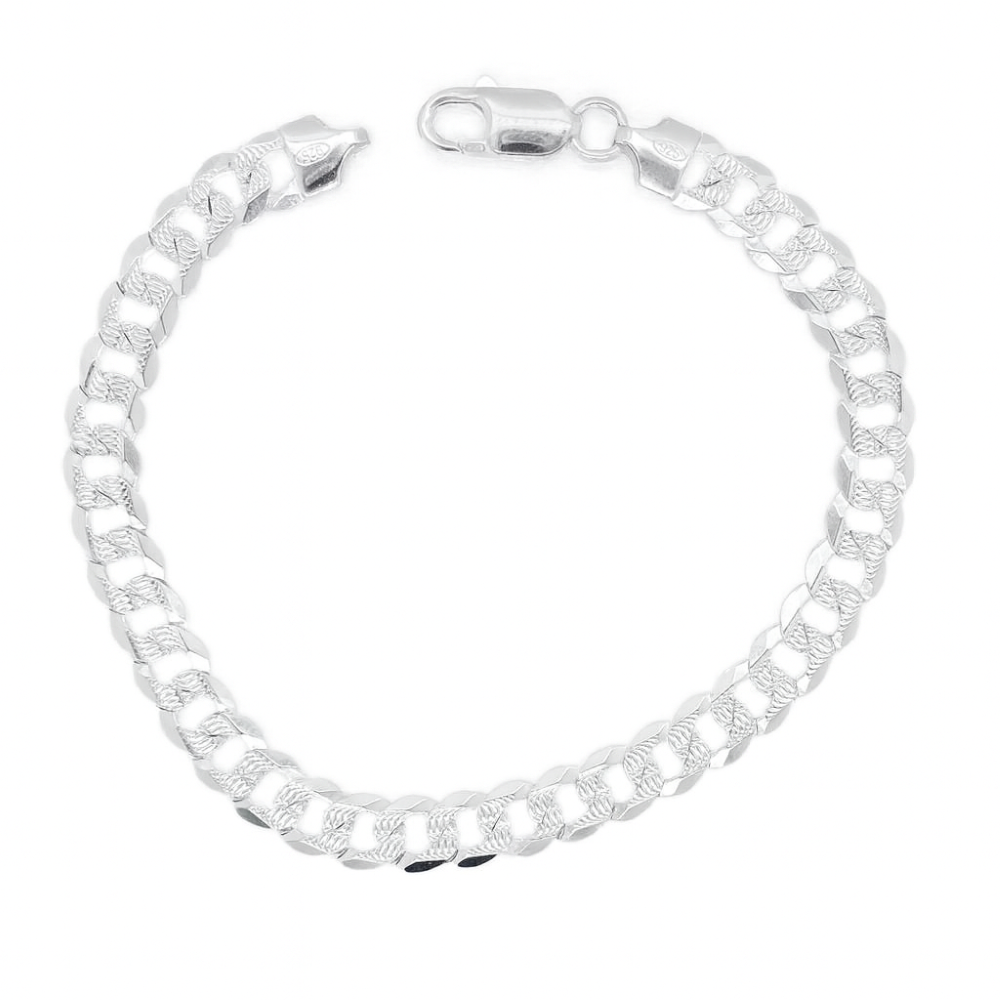 H6005-21-sterling-silver-medium-mans-diamond-cut-curb-link-bracelet-main-image H6005-21-sterling-silver-medium-mans-diamond-cut-curb-link-bracelet-main-image