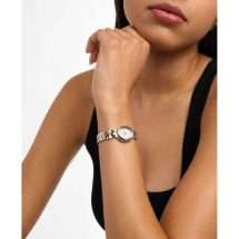 Michael Kors Womens Maude Brick Link Watch MK4956