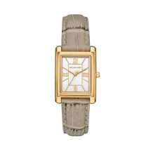Michael Kors Womens Essex Gold Leather Watch MK4964