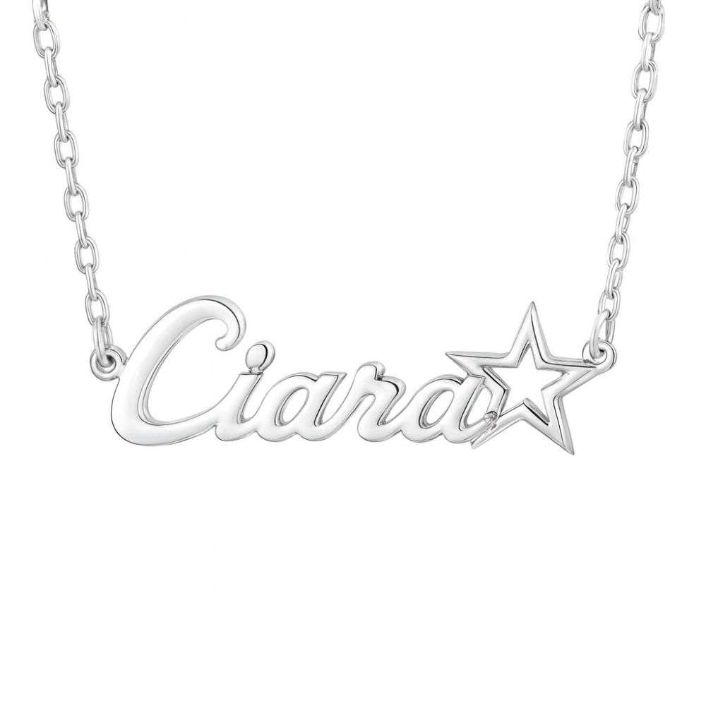 NP03STR-Silver-name-chain-with-star-front-image NP03STR-Silver-name-chain-with-star-front-image