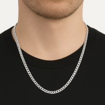 Sterling Silver 20 Inch 2.9mm Width Curb Link Chain
