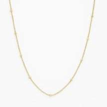 9ct Yellow Gold 18 Inch Ball Bobble Link Chain