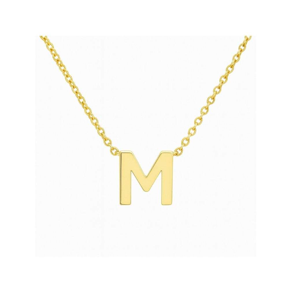 1.19.0162-9ct-Yellow-Gold-Mini-m-Initial-Pendant-And-Chain-front-image 1.19.0162-9ct-Yellow-Gold-Mini-m-Initial-Pendant-And-Chain-front-image