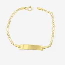 9ct Yellow Gold Child's Identity Bracelet