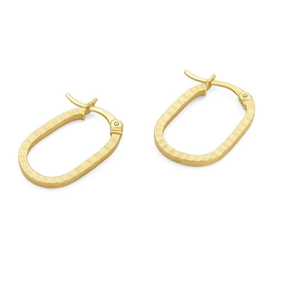 1.51.3136-9ct-yellow-gold-hammered-finish-hoop-earrings-side-image 1.51.3136-9ct-yellow-gold-hammered-finish-hoop-earrings-side-image