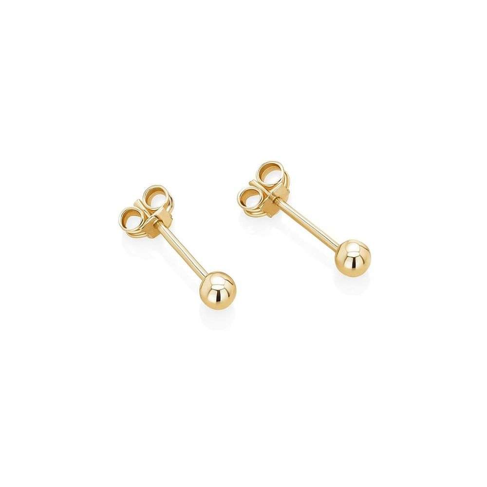 1.55.0573-9ct-yellow-gold-3mm-polished-ball-stud-earrings-right-image 1.55.0573-9ct-yellow-gold-3mm-polished-ball-stud-earrings-right-image