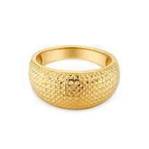 9ct Yellow Gold Diamond Cut Dress Ring
