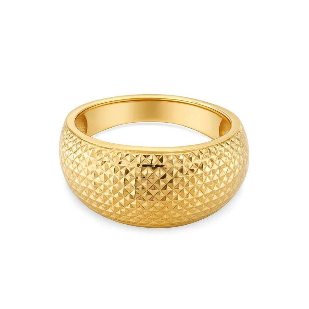 1.83.6259-9ct-yellow-gold-pine-comb-design-domed-dress-ring-front-top-image