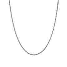 9ct White Gold 20 Inch Super Strong Flat Curb Chain