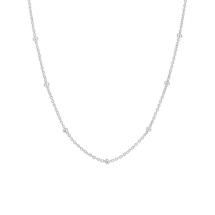 Sterling Silver 18 Inch Ball Link Chain