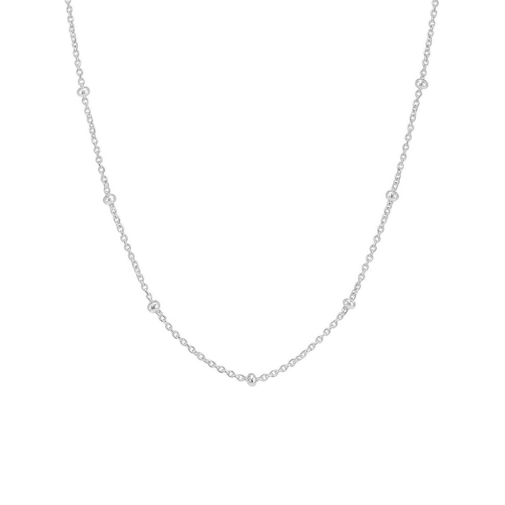 8.13.7354-sterling-silver-ball-and-curb-link-18-inch-chain-front-image