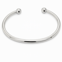 Sterling Silver Gents Torq Bangle
