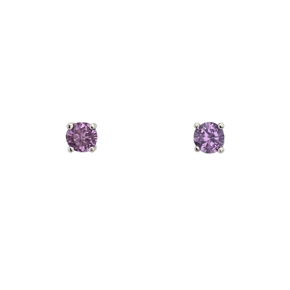 8.59.1691-sterling-silver-february-amethyst-colour-cz-February-4-claw-stud-earrings-front-image 8.59.1691-sterling-silver-february-amethyst-colour-cz-February-4-claw-stud-earrings-front-image