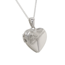 Sterling Silver Heart Shaped Locket