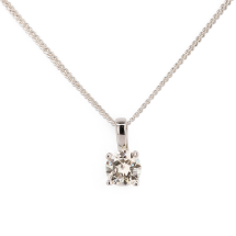 Sterling Silver November CZ Birthstone Pendant