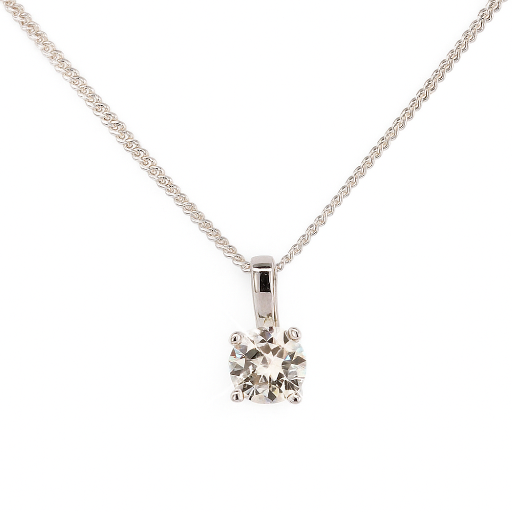 8.69.3820-sterling-silver-4-claw-November-topaz-colour-cz-pendant-and-chain-front-image
