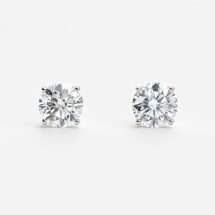 18ct Yellow Gold 0.70ct Lab Diamond Solitaire Earrings