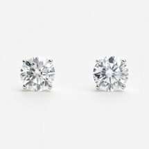 18ct Yellow Gold 1.00ct Lab Diamond Solitaire Earrings