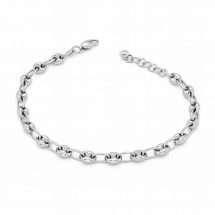 Sterling Silver Gucci Link Adjustable Link Bracelet