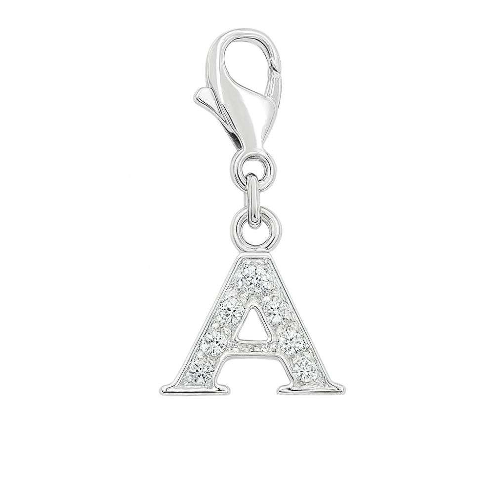 BU0400-A-sterling-silver-cz-set-letter-A-initial-charm-front-image BU0400-A-sterling-silver-cz-set-letter-A-initial-charm-front-image