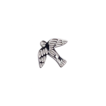 Sterling Silver Dove Shape Tie Or Lapel Pin