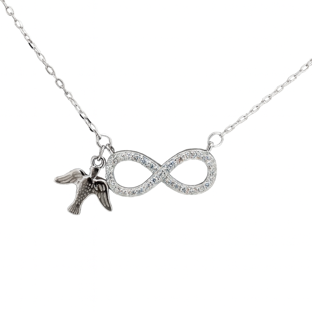 CP518000-sterling-silver-cz-infinity-and-dove-confirmation-pendant-front-image CP518000-sterling-silver-cz-infinity-and-dove-confirmation-pendant-front-image