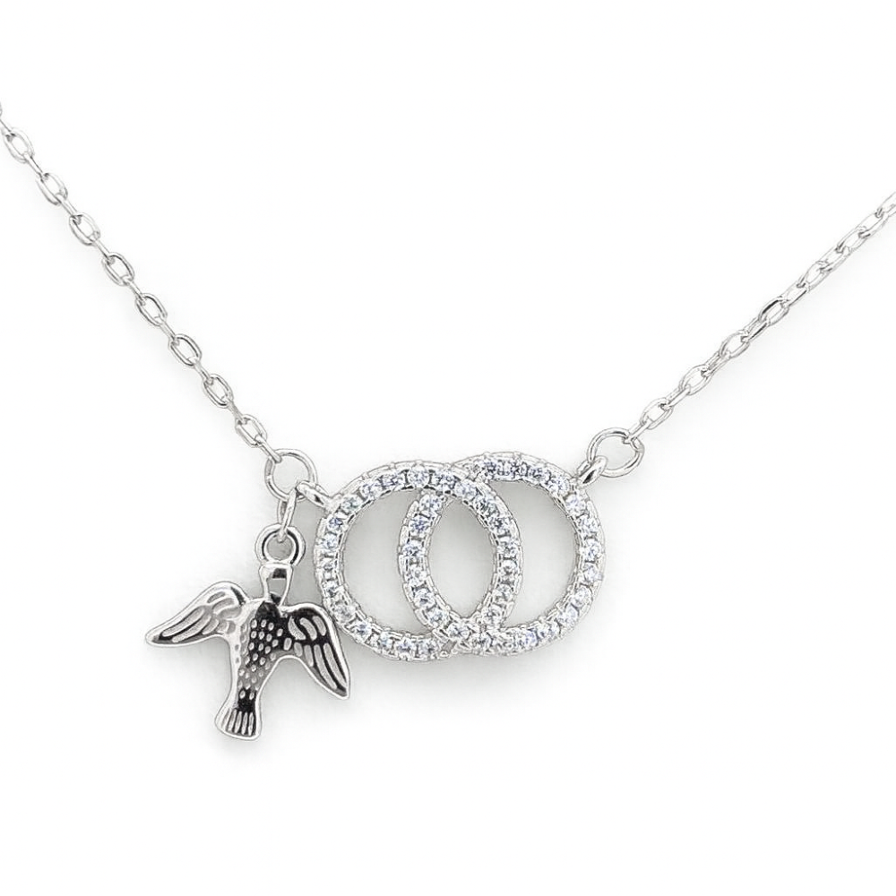 CP518024-sterling-silver-cz-circles-dove-pendant-necklace-main-image