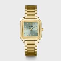 Cluse Gracieuse Sage Green Dial Gold Watch CW11909