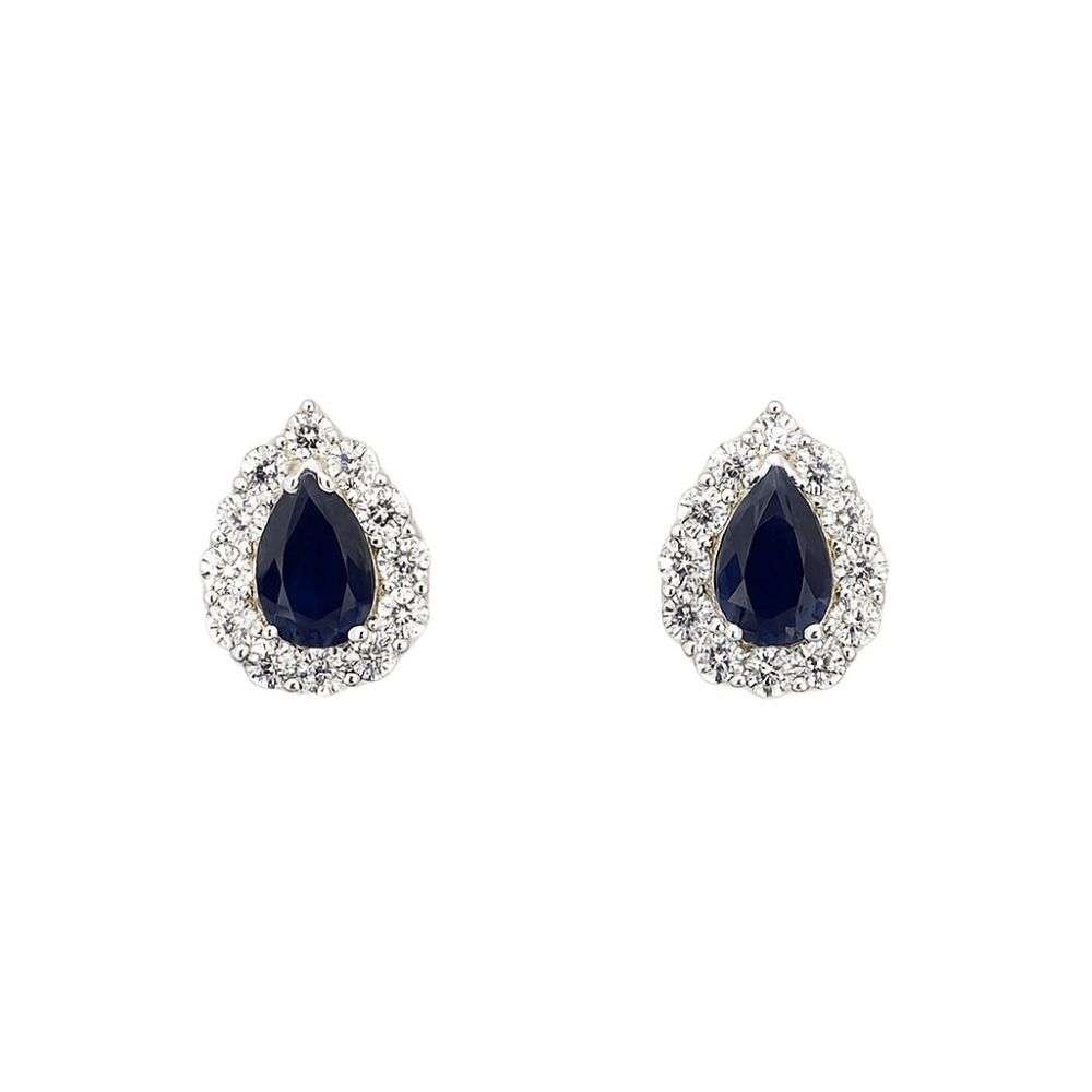 ES312-9ct-Yellow-Gold-Sapphire-CZ-Pear-Cluster-Stud-Earrings-front-image ES312-9ct-Yellow-Gold-Sapphire-CZ-Pear-Cluster-Stud-Earrings-front-image