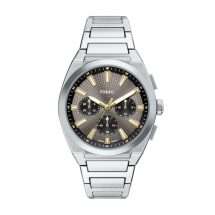 Fossil Mens Neutra Grey Steel Blue Dial Watch FS6128