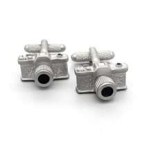 Silver Plated Vintage Camera Cufflinks