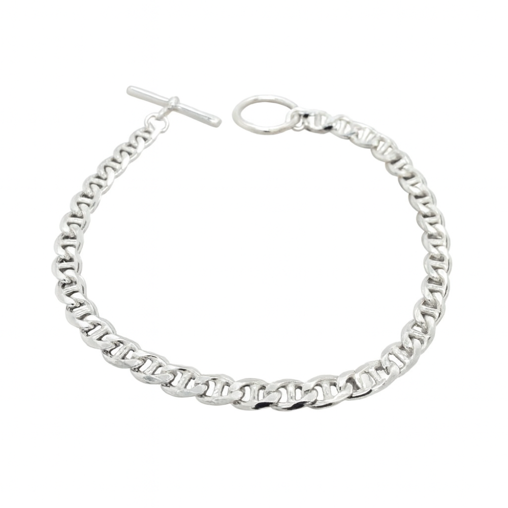 GVB515-sterling-silver-solid-flat-rambo-curb-link-t-bar-clasp-bracelet-front-image GVB515-sterling-silver-solid-flat-rambo-curb-link-t-bar-clasp-bracelet-front-image