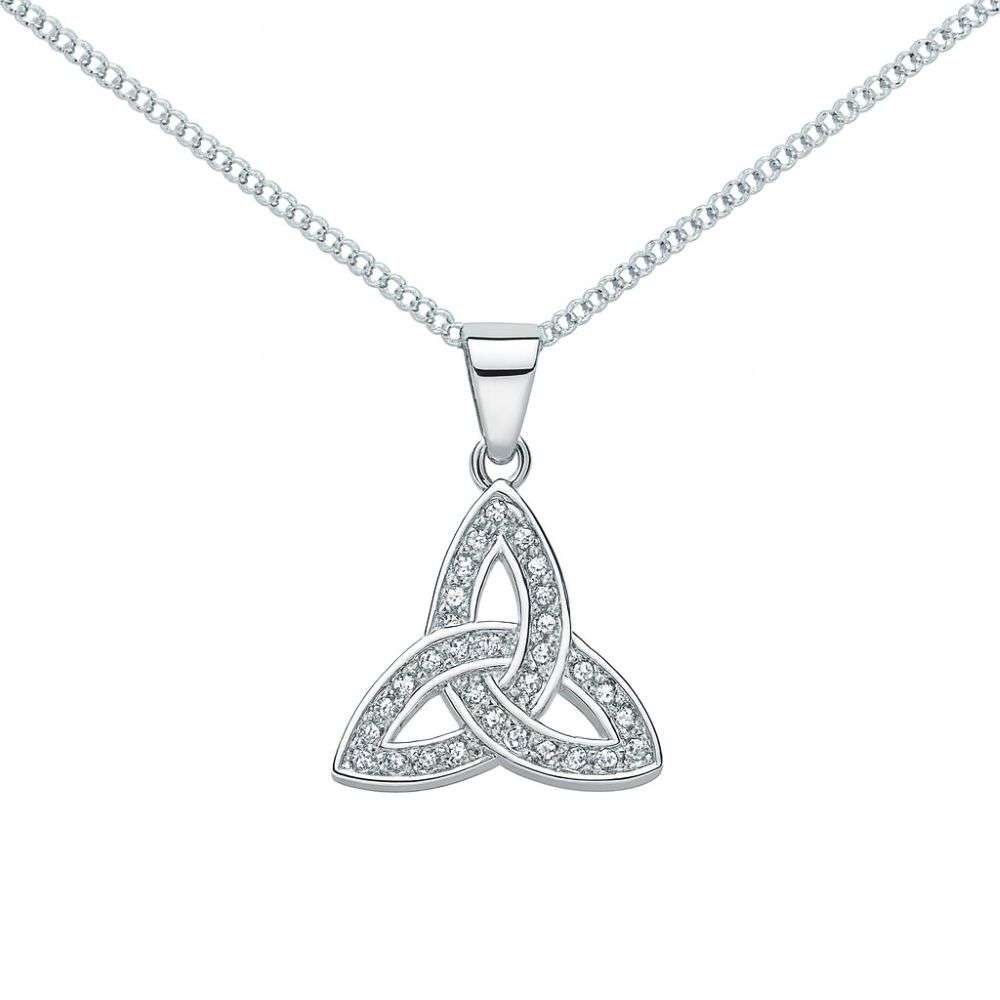 GVP591-sterling-silver-pave-set-cz-trinity-knot-pendant-and-chain-front-main-image GVP591-sterling-silver-pave-set-cz-trinity-knot-pendant-and-chain-front-main-image