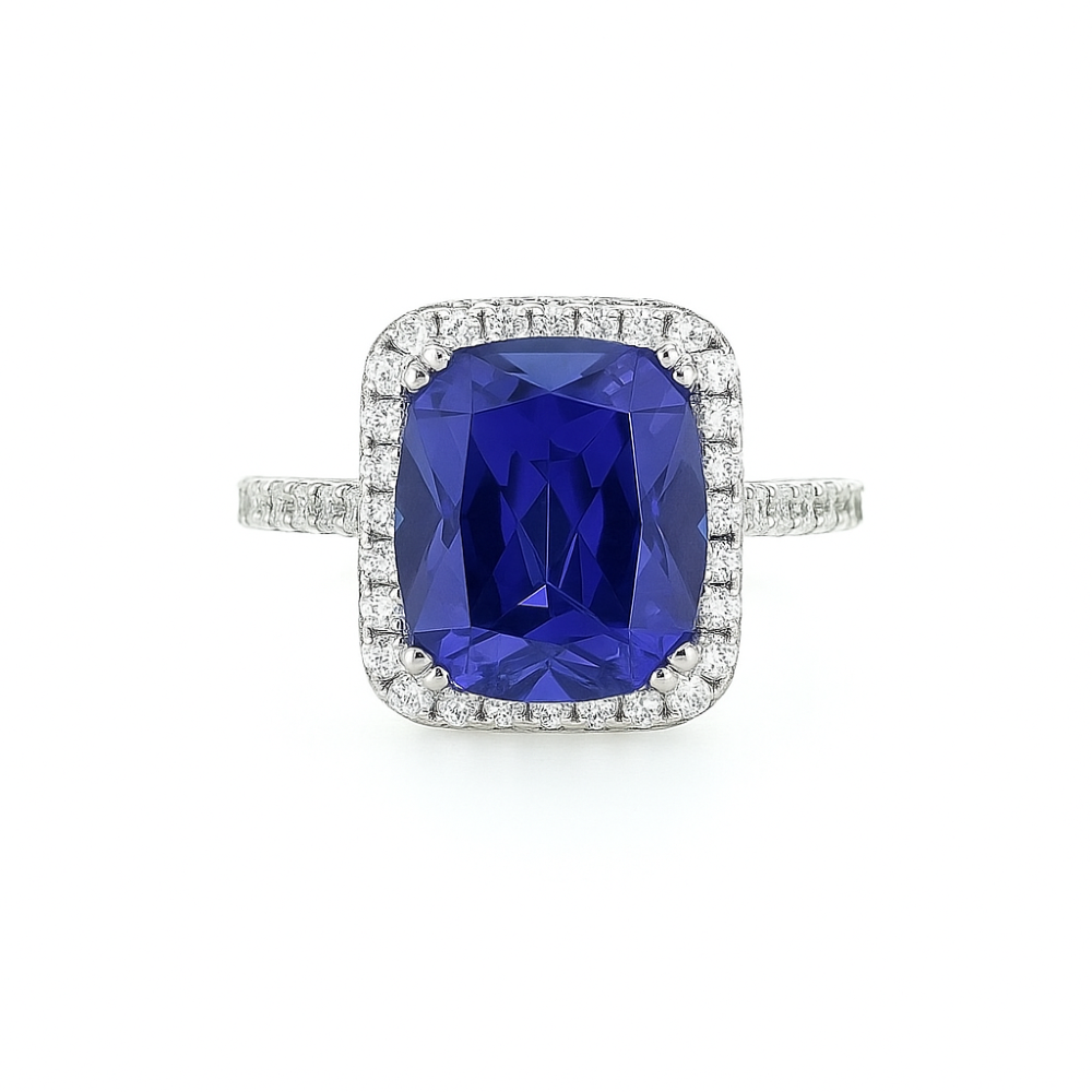 GVR613-sterling-silver-tanzanite-colour-cushion-cluster-ring-front-image GVR613-sterling-silver-tanzanite-colour-cushion-cluster-ring-front-image