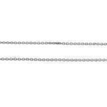 Sterling Silver Oxidised 2mm Wide Belcher 61cm Chain