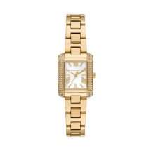 Michael Kors Womens Emery CZ Set Gold Watch MK4867