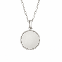 Sterling Silver Solid Round Disk Belcher Chain