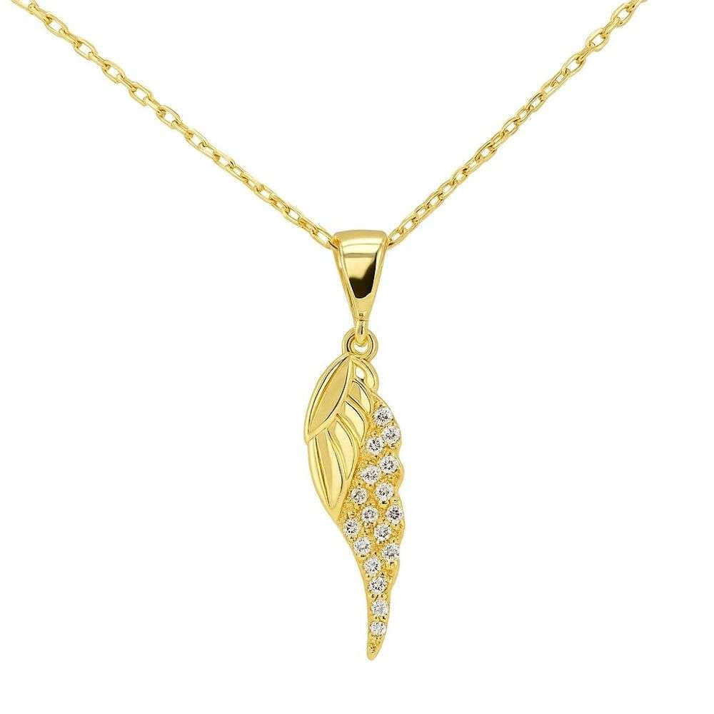 PP2157-01-9ct-yellow-gold-half-cz-pave-set-angel-wing-pendant-and-chain-front-image