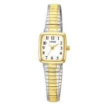 Lorus Womens Gold Steel Expander Watch RG312AX9