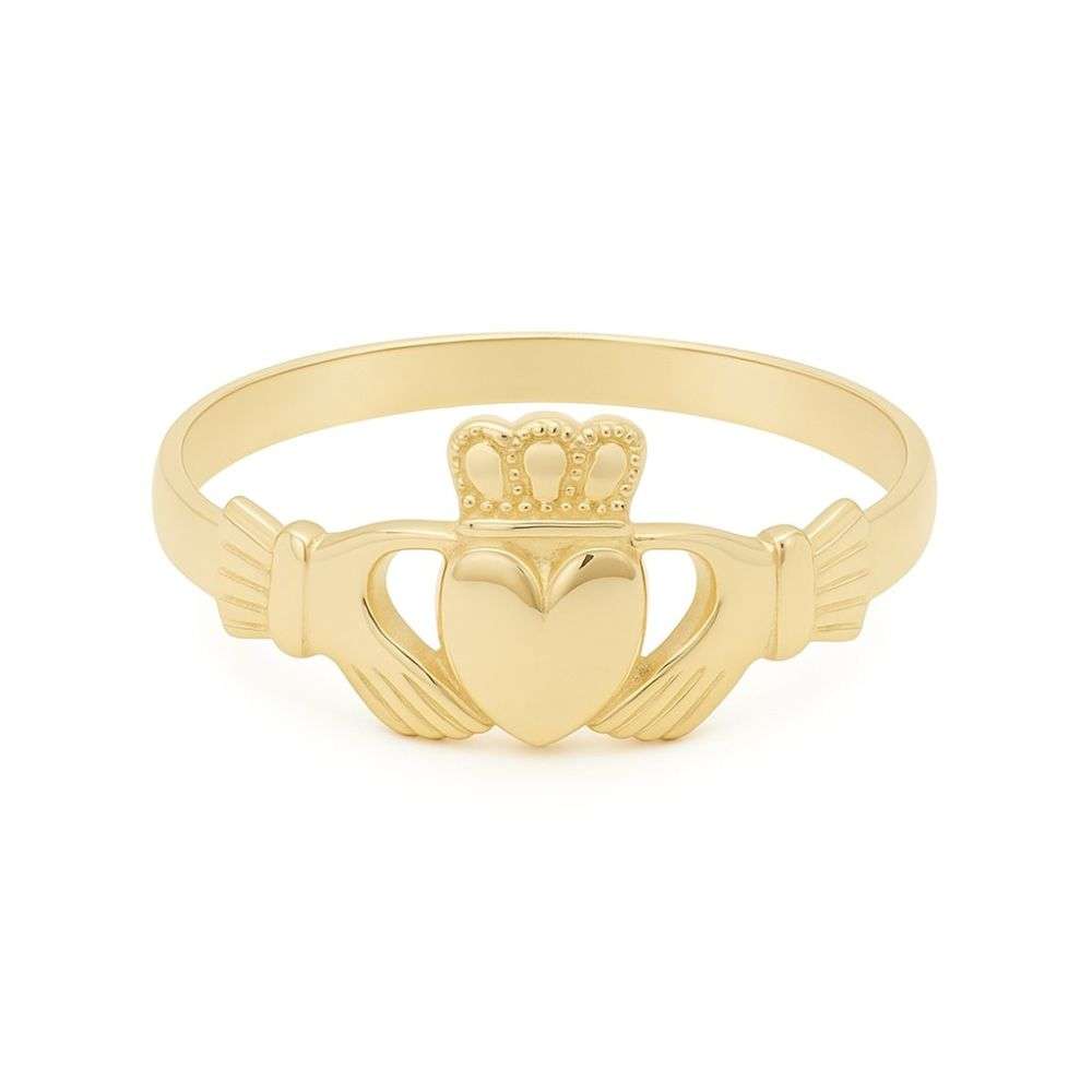 S2987-10ct-yellow-gold-claddagh-ring-made-in-ireland-small-design-front-image S2987-10ct-yellow-gold-claddagh-ring-made-in-ireland-small-design-front-image