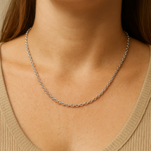 Sterling Silver Solid Strong Belcher 20 Inch Chain