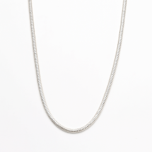 Sterling Silver Solid 24 Inch Snake Link Chain