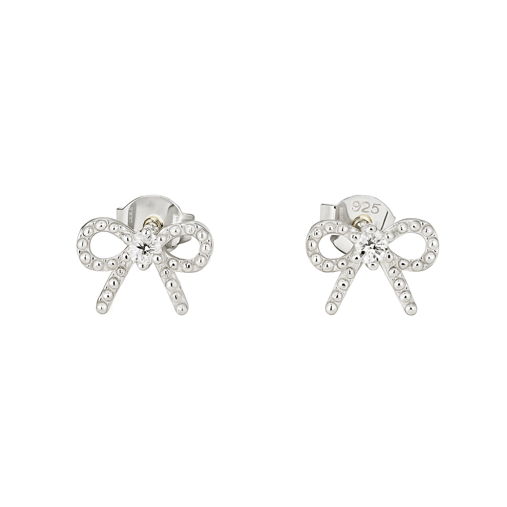 SE273B-sterling-silver-cz-set-bow-stud-earrings-front-image SE273B-sterling-silver-cz-set-bow-stud-earrings-front-image