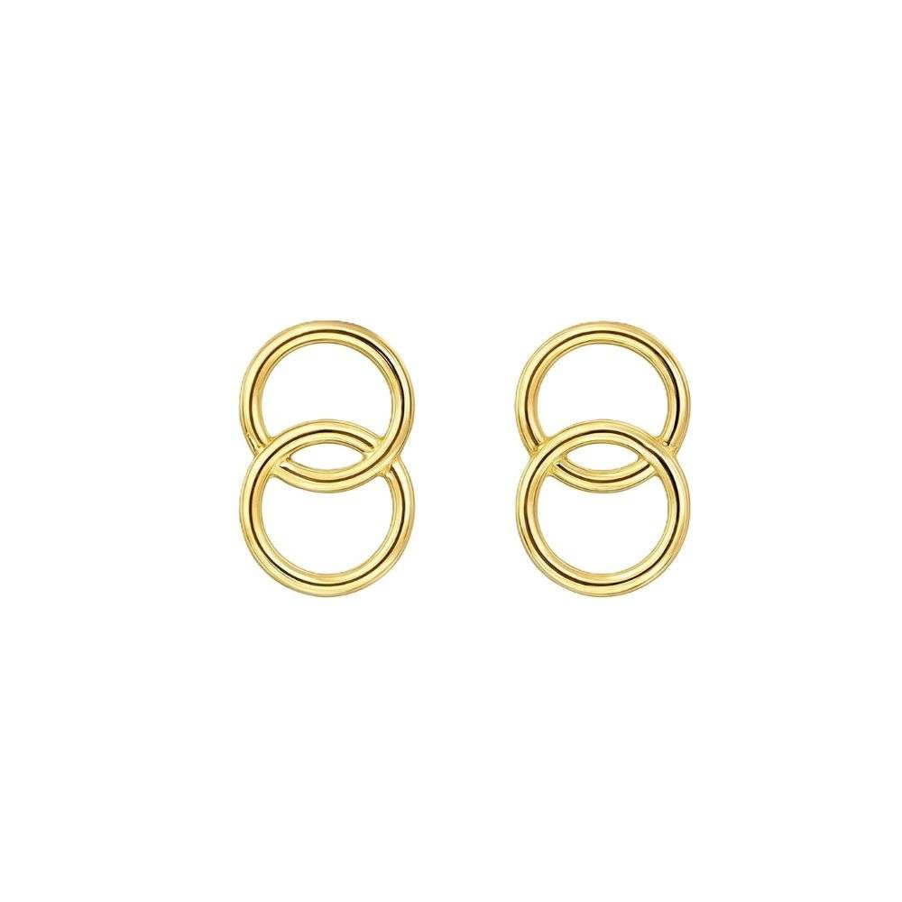 SER316-sterling-silver-gold-pplated-double-circle-slight-drop-earring-main-image SER316-sterling-silver-gold-pplated-double-circle-slight-drop-earring-main-image