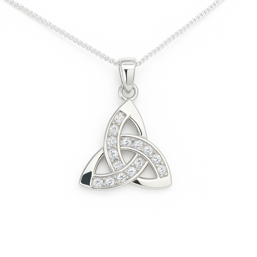SP383A-sterling-silver-channel-set-cz-trinity-knot-pendant-and-chain-front-main-image SP383A-sterling-silver-channel-set-cz-trinity-knot-pendant-and-chain-front-main-image