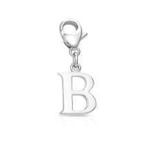 Sterling Silver Plain Initial "B" Charm