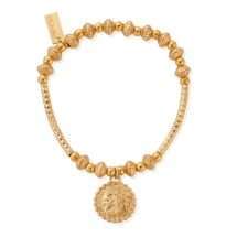 Chlobo Silver Gold Noodle Goddess Bracelet GBHNCD3453