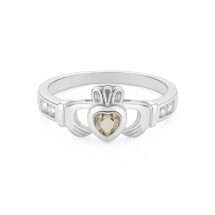 Cailin Sterling Silver Claddagh ring November