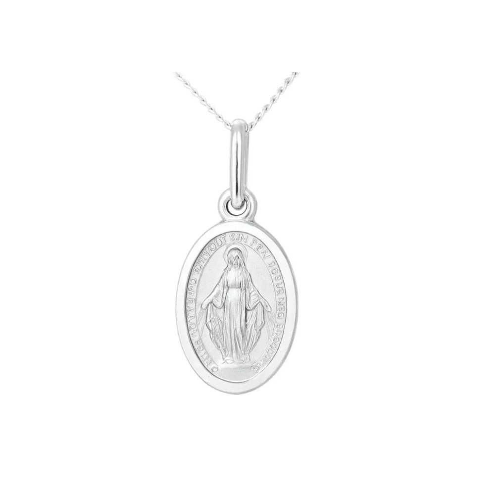 R9748-Sterling-silver-miraculas-medal-and-chain-flat-front-image R9748-Sterling-silver-miraculas-medal-and-chain-flat-front-image