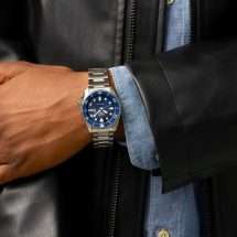 Seiko 5 SKX Denim Colour Automatic Steel Watch SRPL77K1